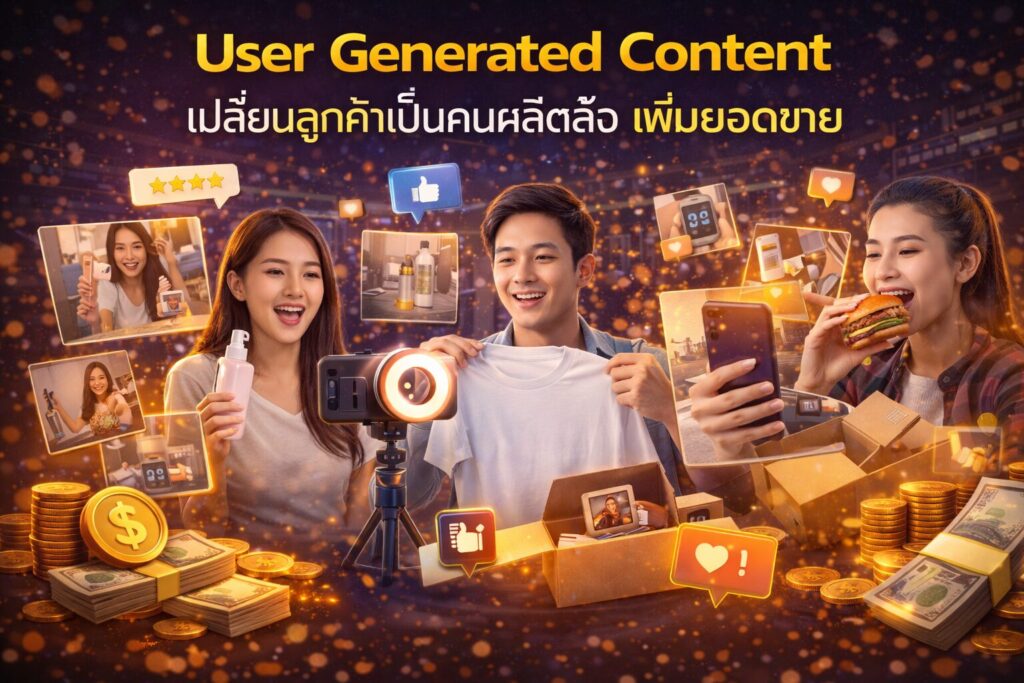 User Generated Content, UGC Marketing, กลยุทธ์ UGC, รีวิวลูกค้า, Content Marketing 2026