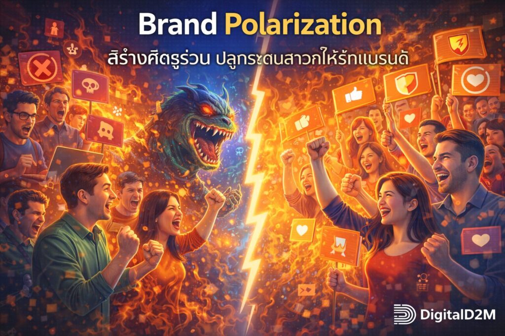 Brand Polarization, The Common Enemy, กลยุทธ์สร้างแบรนด์, จิตวิทยาการตลาด, แบรนด์ลัทธิ