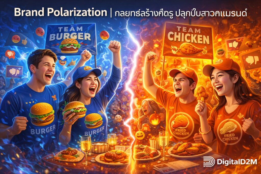 Brand Polarization, The Common Enemy, กลยุทธ์การตลาด, สร้างสาวกแบรนด์, จิตวิทยาผู้บริโภค