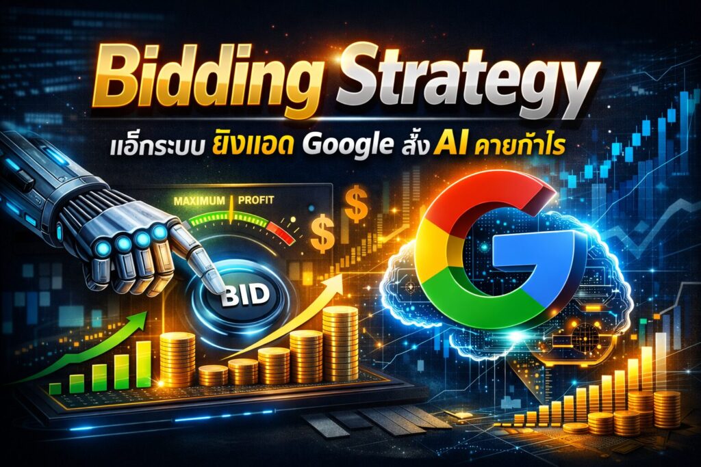 Bidding Strategy, ยิงแอด Google, Google Ads, ปรับราคาประมูล, Smart Bidding