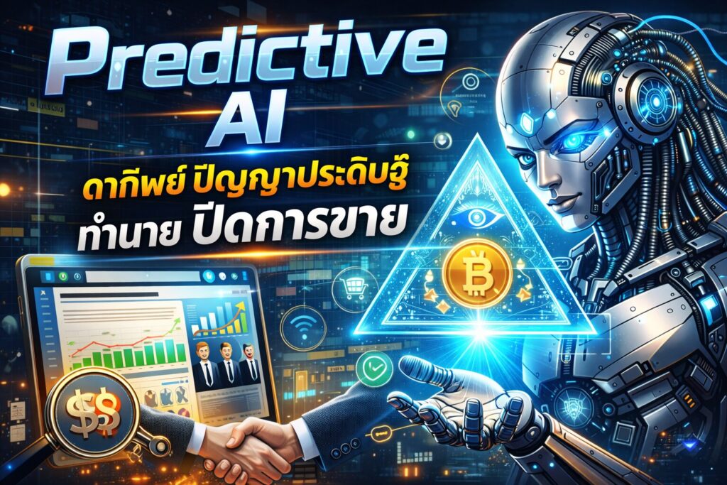 Predictive AI, วิเคราะห์ข้อมูล, ปิดการขาย, ปัญญาประดิษฐ์, พฤติกรรมลูกค้า