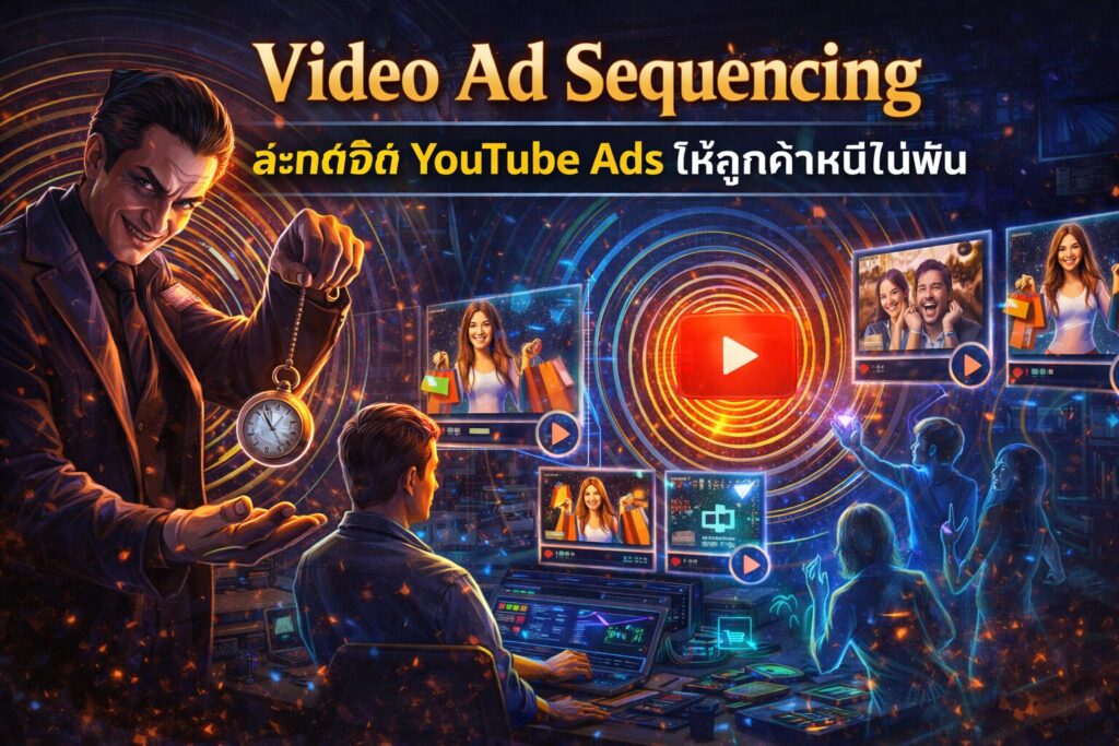 Video Ad Sequencing, YouTube Ads, ยิงแอด Google, โฆษณาออนไลน์, เพิ่มยอดขาย