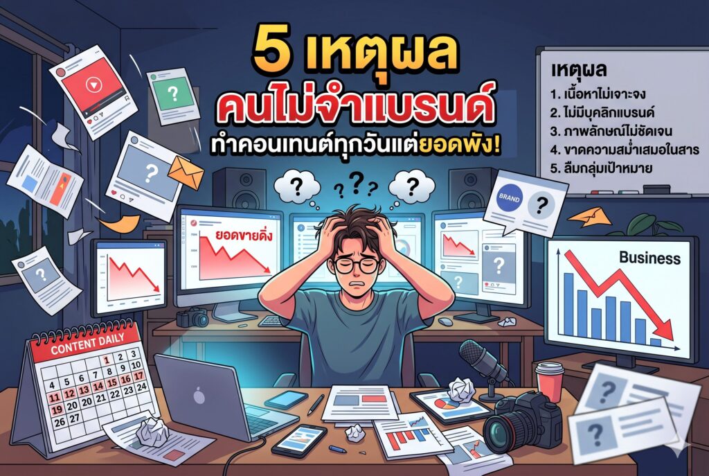 คนไม่จำแบรนด์, สร้างภาพจำให้ธุรกิจ, การตลาดออนไลน์, เพิ่มยอดขาย, โฆษณาเฟสบุ๊ค