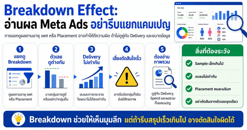 Breakdown Effect, Meta Ads, Facebook Ads, Ads Manager Breakdown, Placement