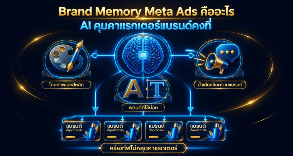 Brand Memory Meta Ads คืออะไร: AI คุมคาแรกเตอร์แบรนด์คงที่