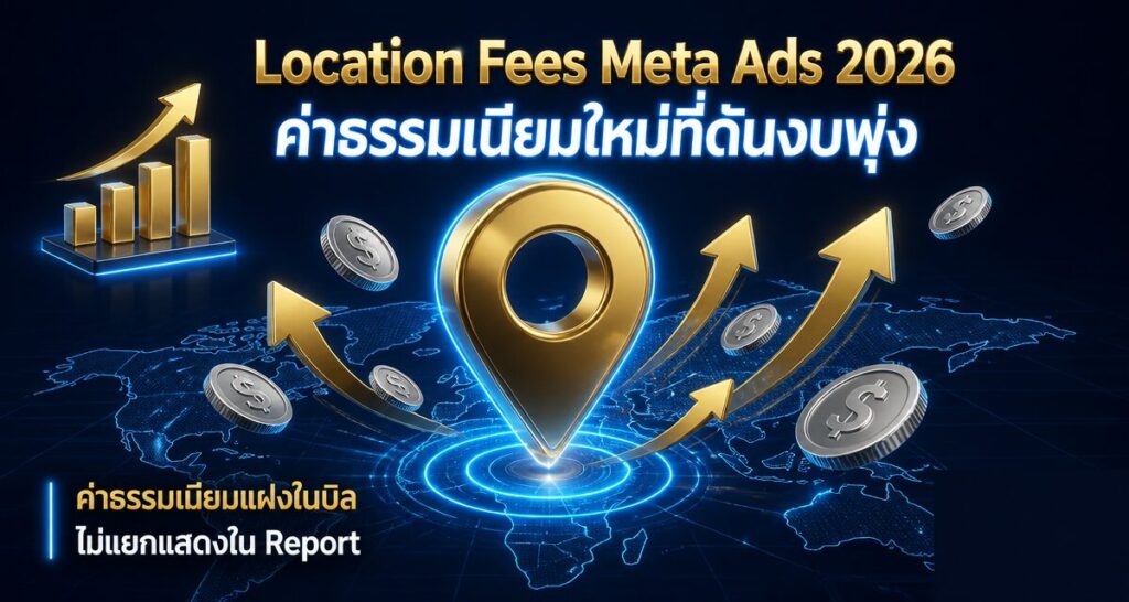 Location Fees Meta Ads 2026: ค่าธรรมเนียมใหม่ที่ดันงบพุ่ง