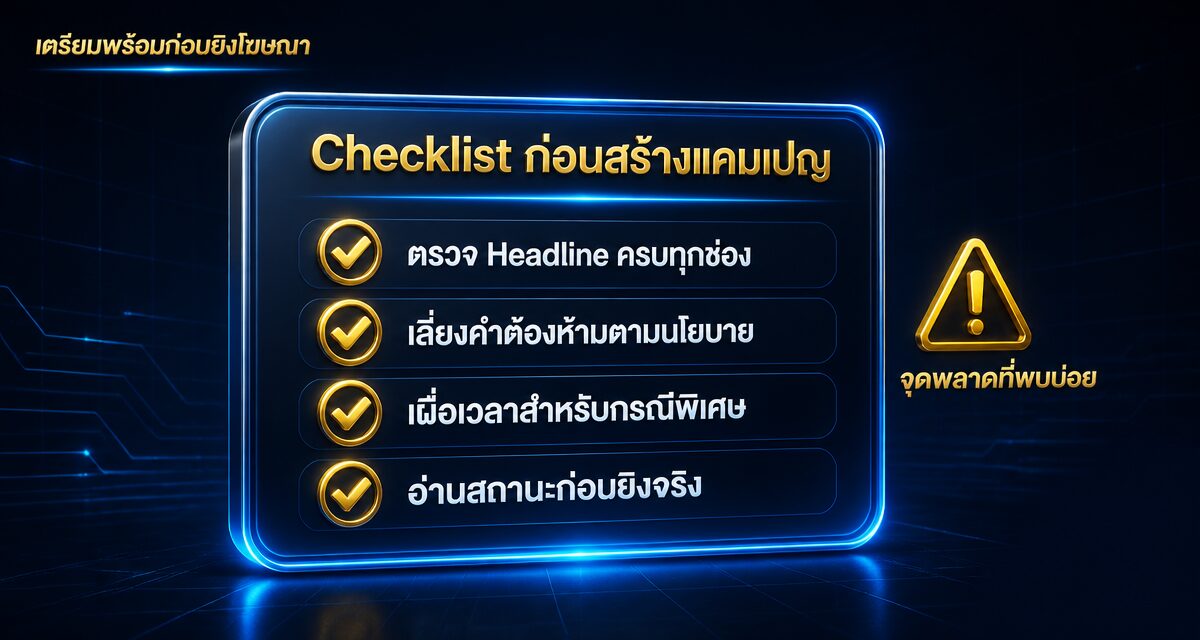 Real-Time Policy Reviews Google Ads 2026: รู้ผลใน 3 วิ 1 Real-Time Policy Reviews Google Ads ตรวจนโยบายโฆษณาแบบเรียลไทม์