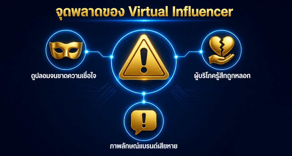 Virtual Influencer AI 2026: ปั้นนางแบบ AI ลดต้นทุนการตลาด 1 Virtual Influencer AI นางแบบ AI แทนคนจริงในงานการตลาดปี 2026