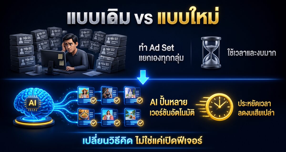 Persona-Based Creative Facebook Ads: AI ปั้นแอดตรงใจลูกค้า 1 Persona-Based Creative Facebook Ads AI ปั้นแอดตามเพอร์โซนาลูกค้า