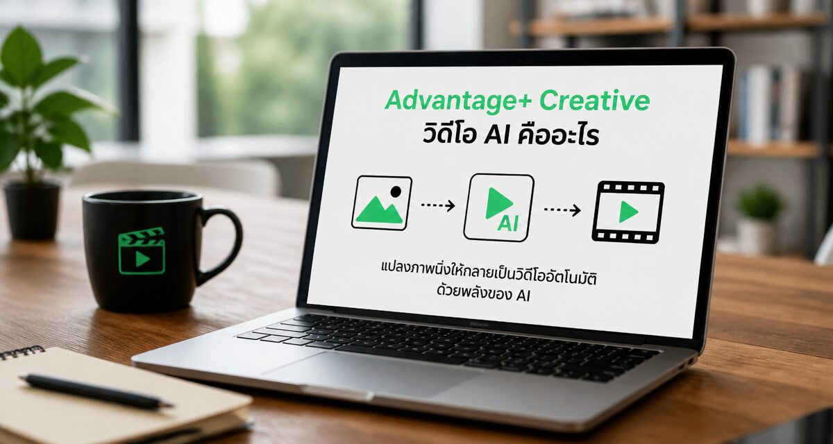 Advantage+ Creative วิดีโอ AI 2026 แปลงภาพนิ่งเป็นวิดีโอแอด 1 Advantage+ Creative วิดีโอ AI แปลงภาพนิ่งเป็นวิดีโอโฆษณา