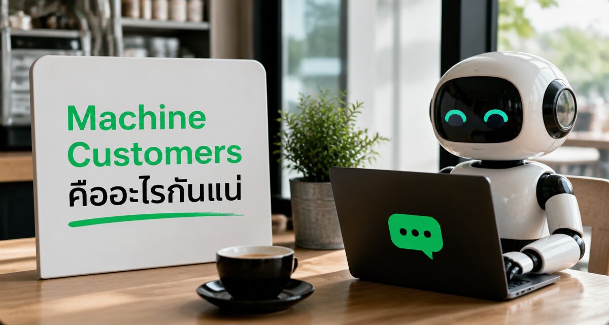 Machine Customers คือ AI ลูกค้าใหม่ที่แบรนด์ต้องรู้จัก 2026 1 Machine Customers คือ AI Agent ที่กลายเป็นลูกค้าตัวจริงในปี 2026